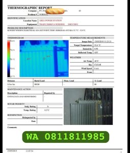 jasa infrared thermography panel travo